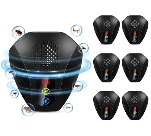 HASTHIP Ultrasonic Pest Repeller Silent Rat Repeller Plug and Go Automatic Smart Frenquency Alteration Pest Repeller for Rodents, Insects, Cockroach HASTHIP Ultrasonic Pest Repeller Silent Rat Repeller Plug and Go Automatic Smart Frenquency Alteration Pest Repeller for Rodents, Insects, Cockroach